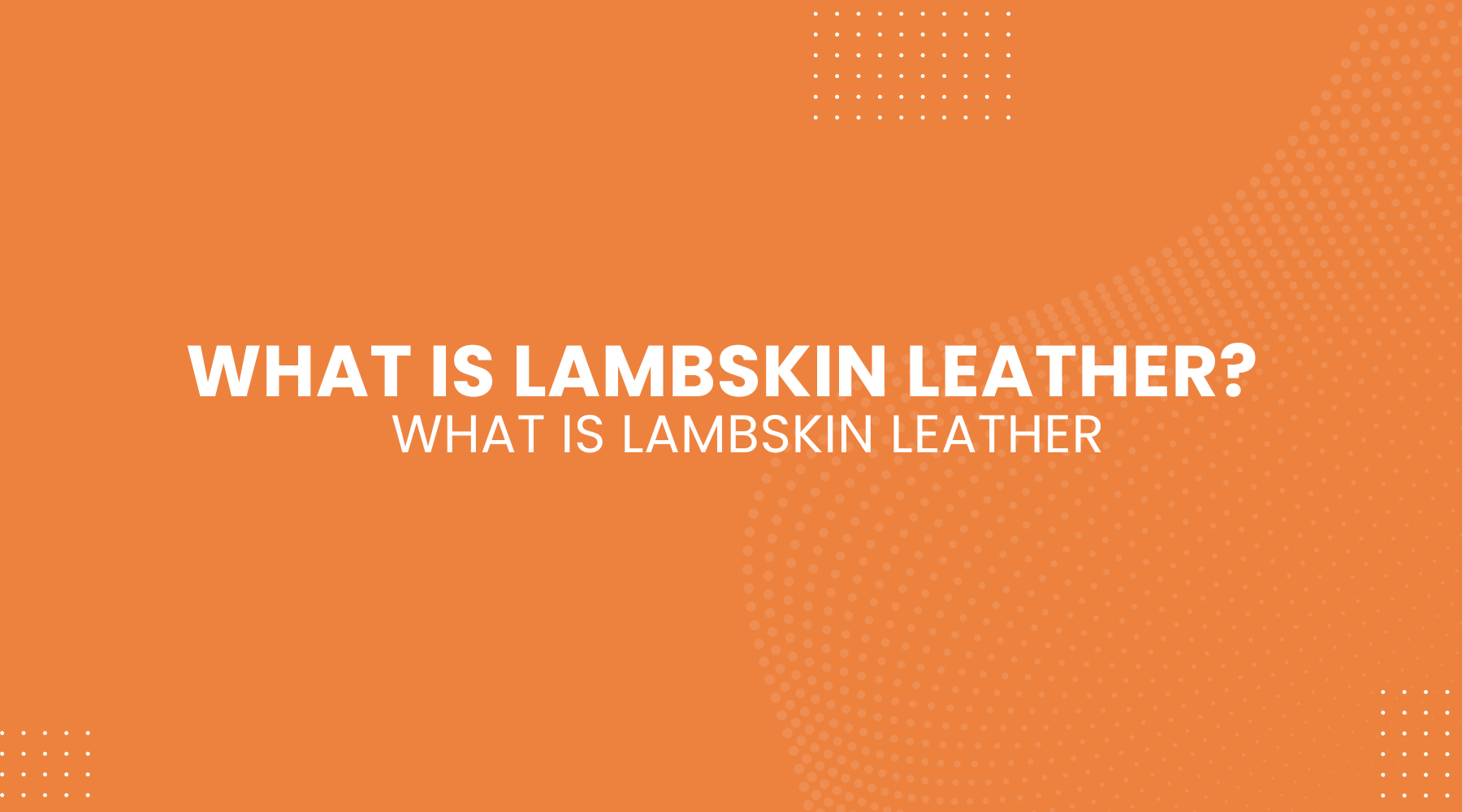 What Is Lambskin Leather and Why Is It So Popular