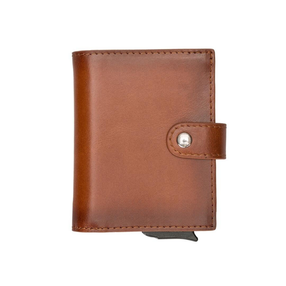 Minimalist Leather Smart Wallet – RFID Blocking Card Holder (Venus)