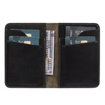 Leather Card Holder – Minimalist Slim Bifold Wallet for Men & Women (Matteo)