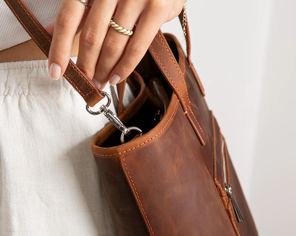 Valliro Leather Tote Bag