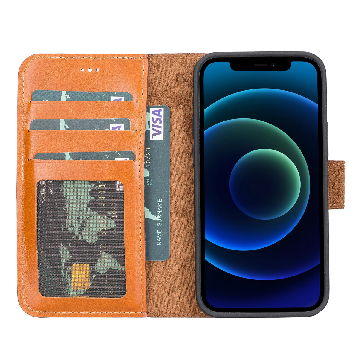 Magic iPhone 13 Pro Max and 13 Pro Series Detachable Leather Wallet Case