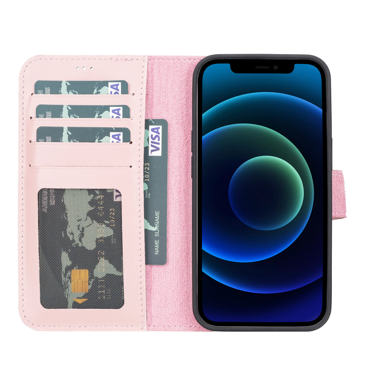 Magic iPhone 13 Pro Max and 13 Pro Series Detachable Leather Wallet Case
