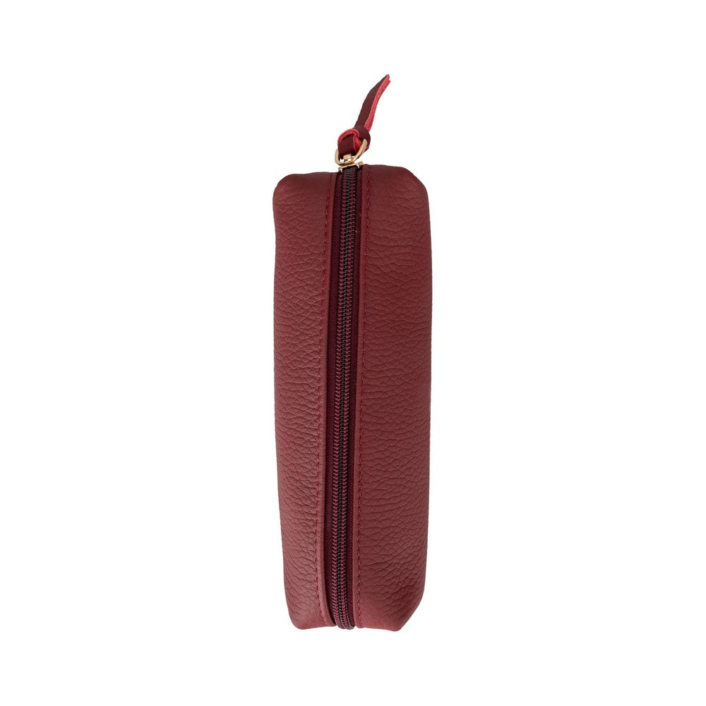 Leather Pencil Case – Genuine Leather Multipurpose Pouch for Office, Tools & Cosmetics (Lilia)
