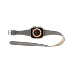 Quantum Slim Double Tour Apple Watch Leather Band