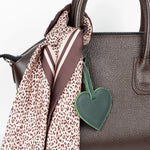 Heart Leather Bag Charm