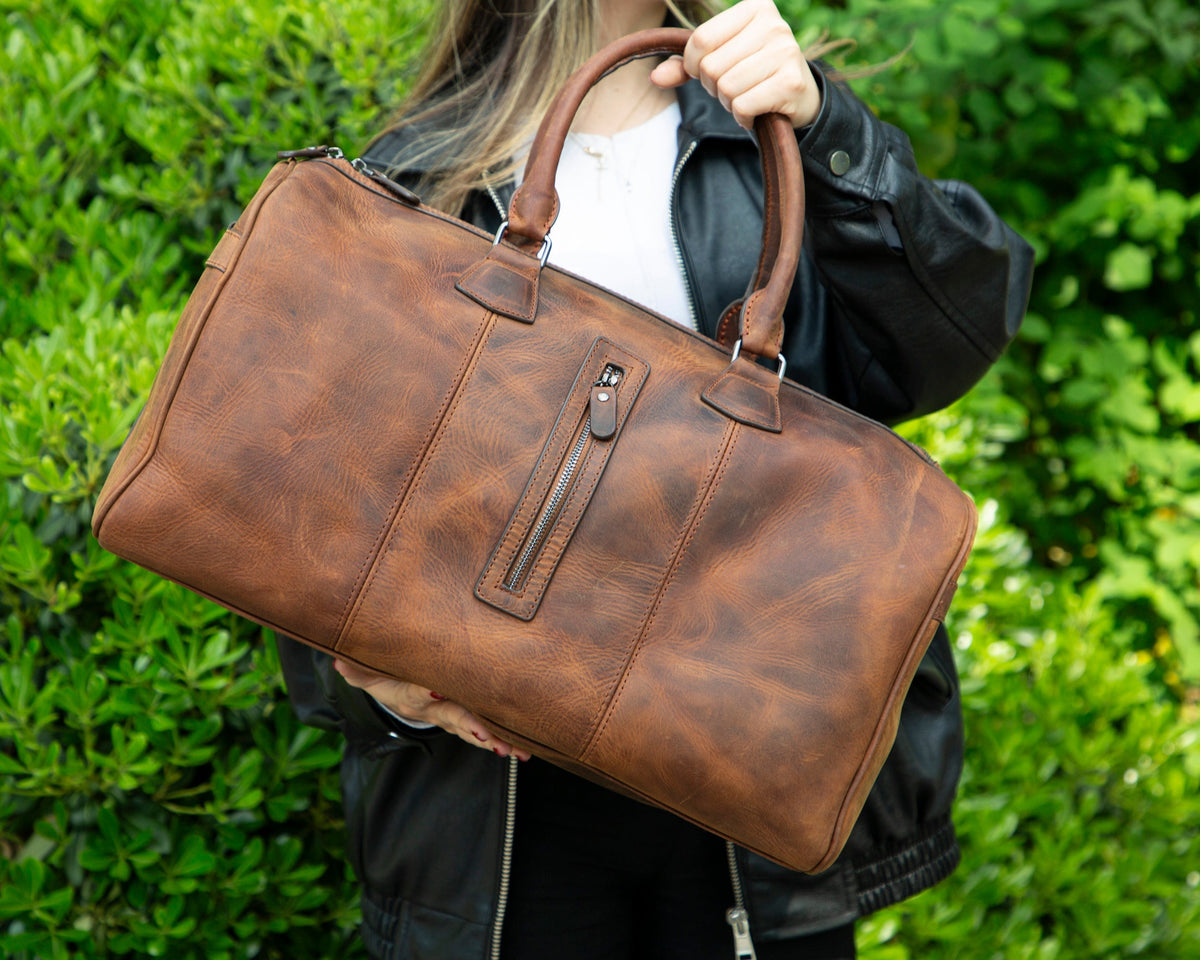 Matilda Leather Weekend Duffle Bag