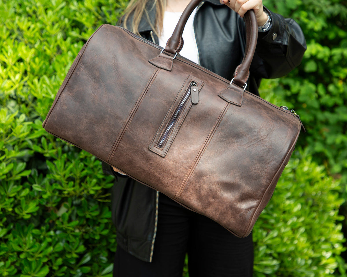 Matilda Leather Weekend Duffle Bag