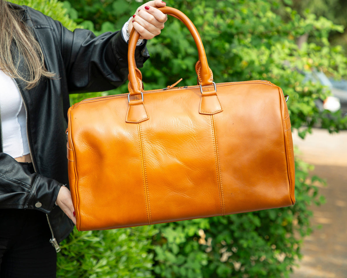 Matilda Leather Weekend Duffle Bag
