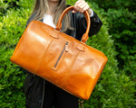 Matilda Leather Weekend Duffle Bag
