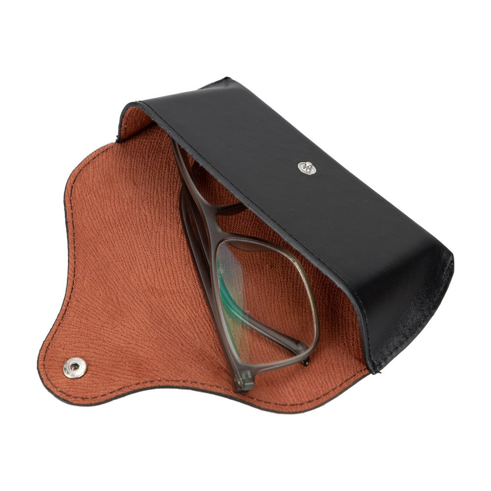 Leather Glasses Case Stylish Eyewear Protection (Optura)