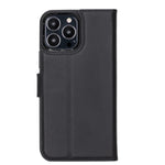 Liluri iPhone 13 Pro Detachable Leather Wallet Case