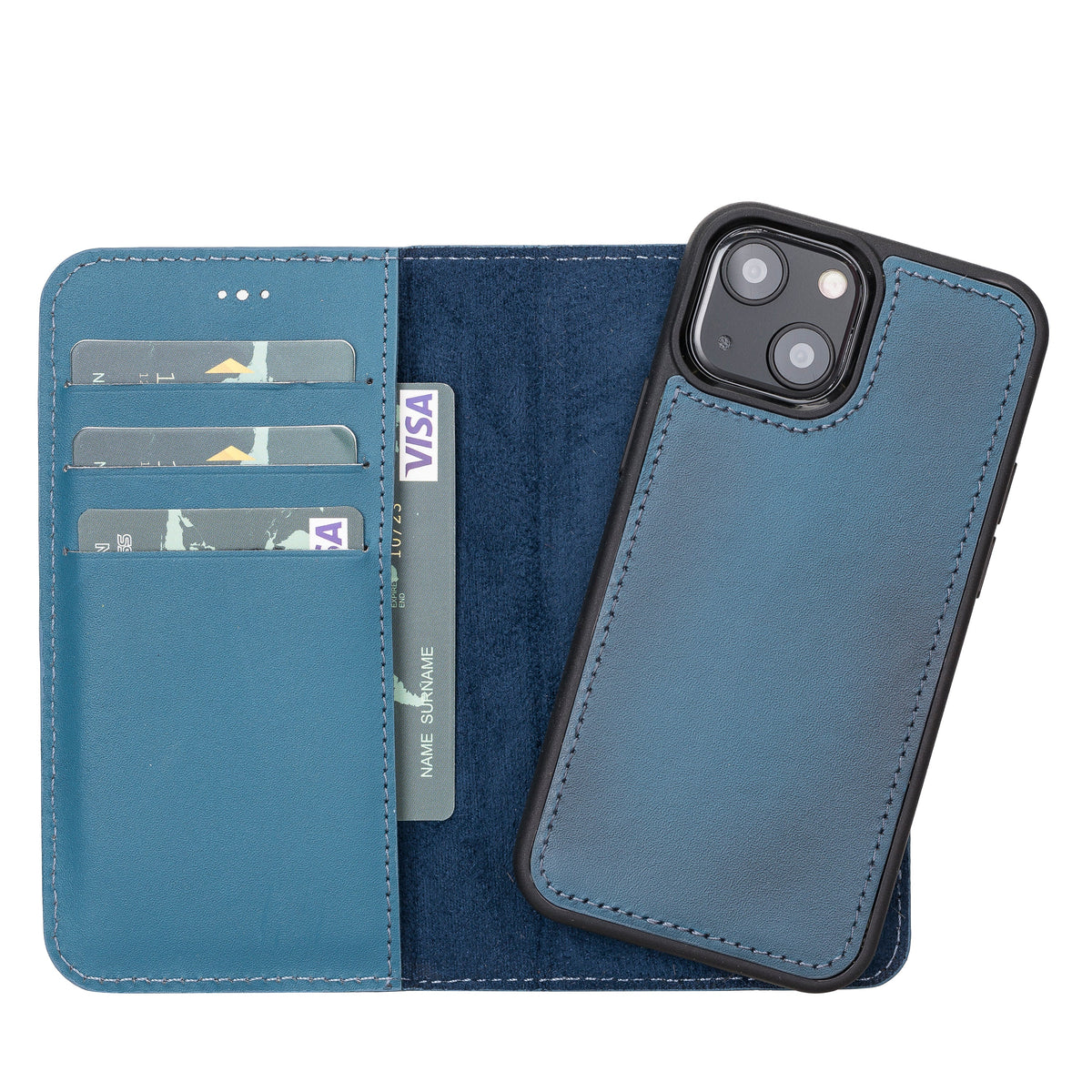 Magic iPhone 13 Pro Max and 13 Pro Series Detachable Leather Wallet Case