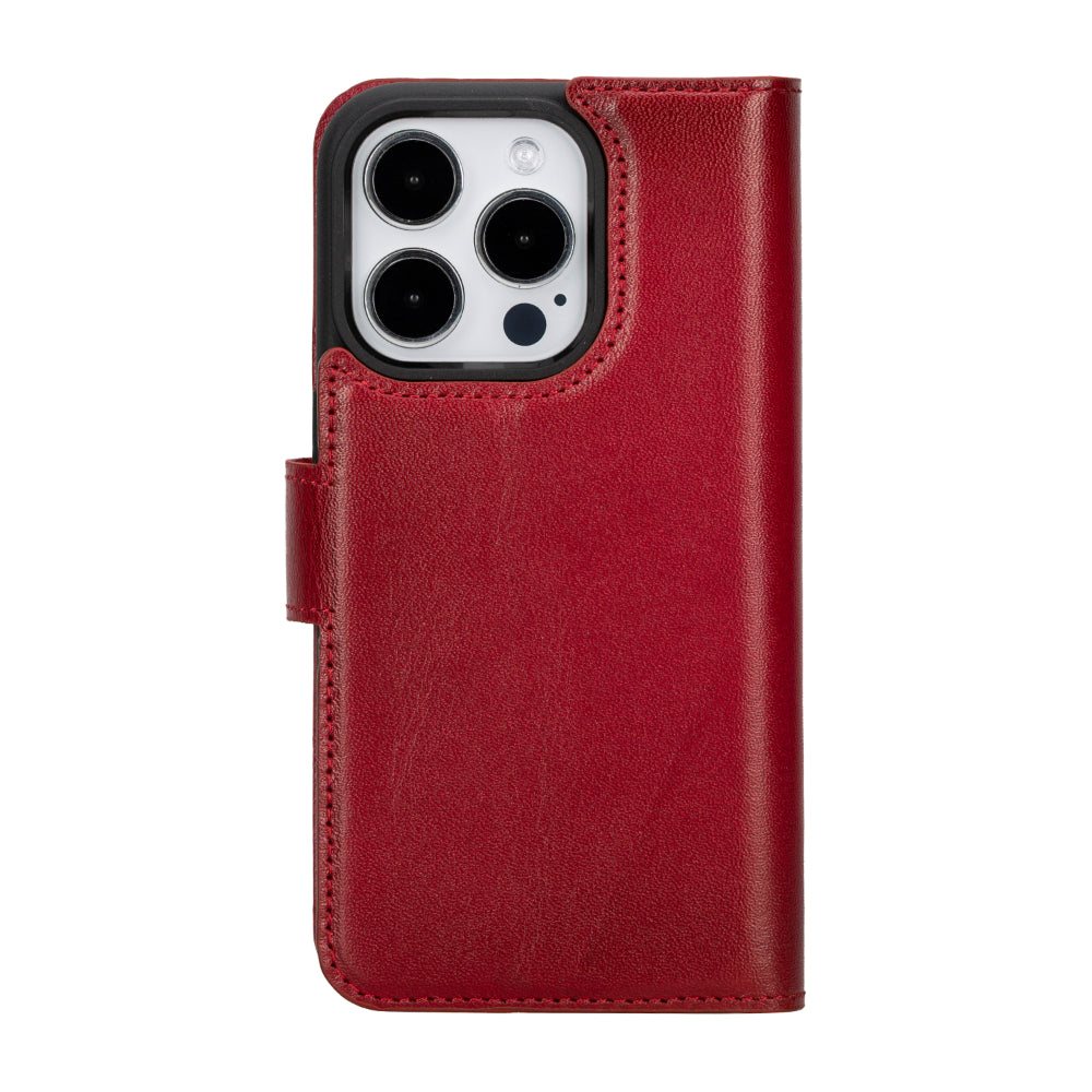 Leather iPhone 16 / Plus / Pro / Pro Max Wallet Case: MagSafe, RFID Protection (Arcane)