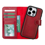 Magic iPhone 16 Series Detachable Leather Wallet Case