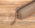 Leather Pencil Case – Genuine Leather Multipurpose Pouch for Office, Tools & Cosmetics (Lilia)