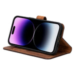 Magic iPhone 16 Series Detachable Genuine Leather Case / MW