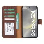 Samsung Galaxy S24 Leather Wallet Case