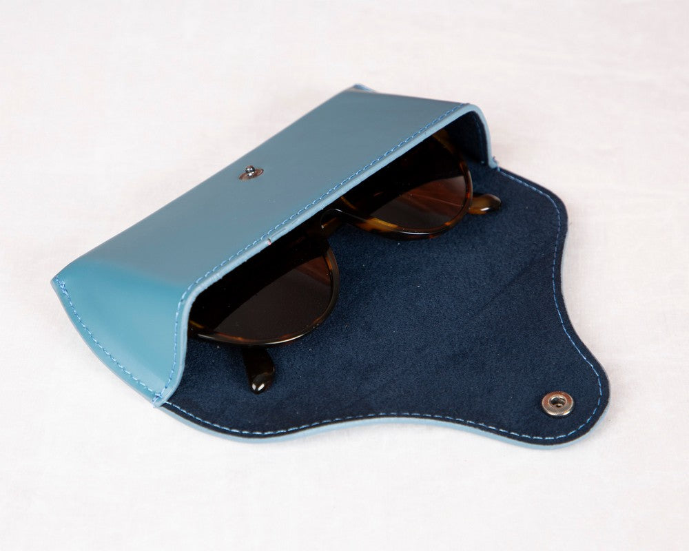 Leather Glasses Case Stylish Eyewear Protection (Optura)
