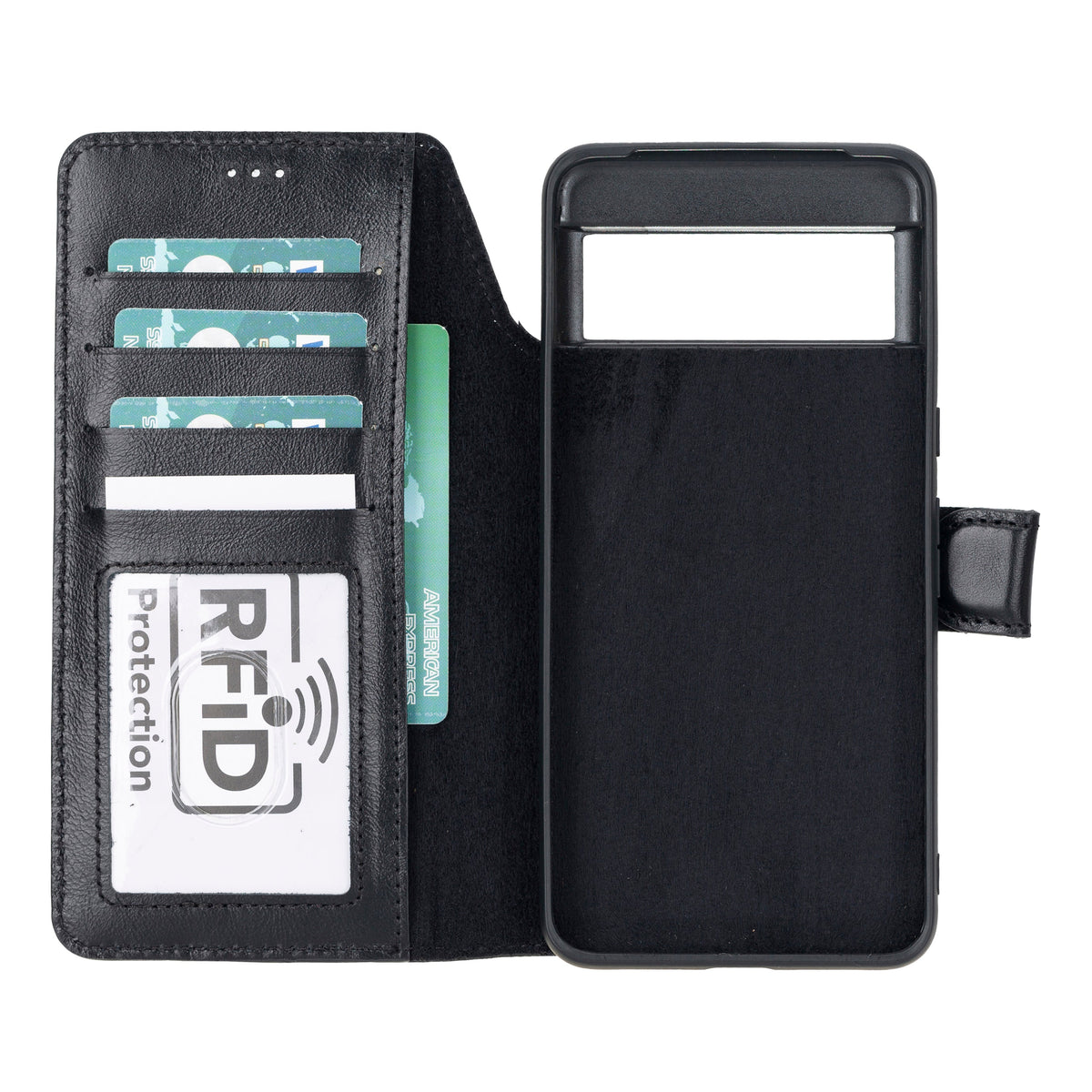 Magic Google Pixel 10 Detachable Leather Wallet Case