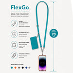 FlexGo Leather Phone Strap & Wallet Set – Clip-On Flex