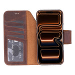 Elite Magic iPhone 17 Pro Max Leather Detachable Wallet Case