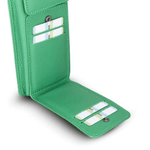 Handmade Leather Wallet Phone Case Crossbody Bag with Chain (Cadenza)