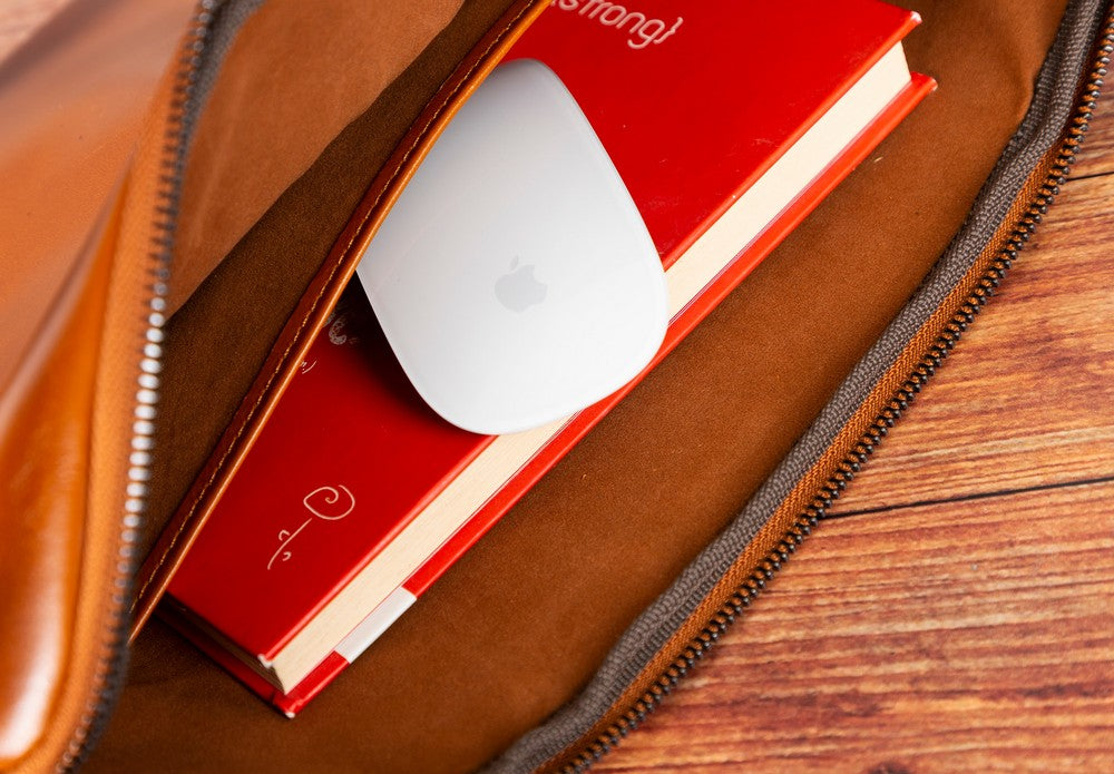 Leather Laptop Bag – Super Slim Genuine Leather Case for 12", 14", 16" Devices (Astora)