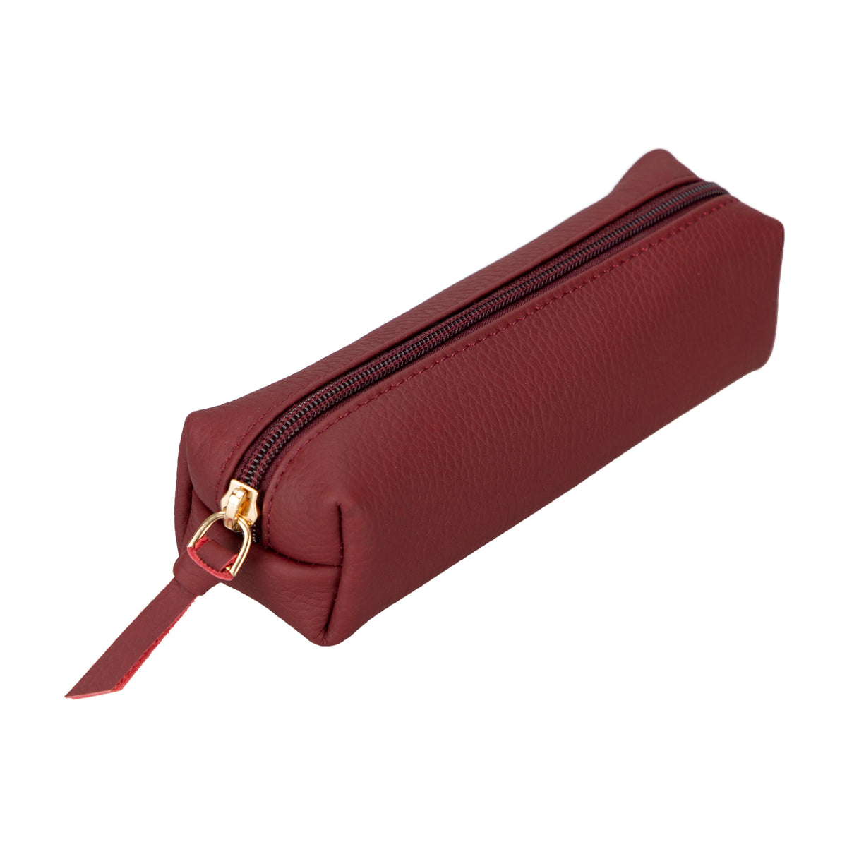 Leather Pencil Case – Genuine Leather Multipurpose Pouch for Office, Tools & Cosmetics (Lilia)