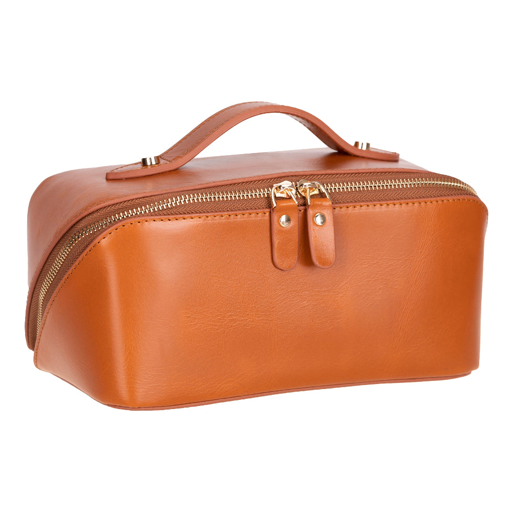 Natalie Leather Make up Bag