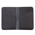 Leather Card Holder – Minimalist Slim Bifold Wallet for Men & Women (Matteo)