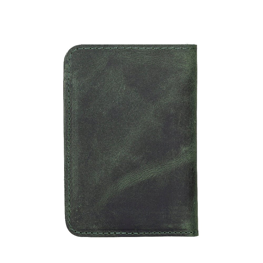 Leather Card Holder – Minimalist Slim Bifold Wallet for Men & Women (Matteo)