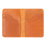 Leather Card Holder – Minimalist Slim Bifold Wallet for Men & Women (Matteo)