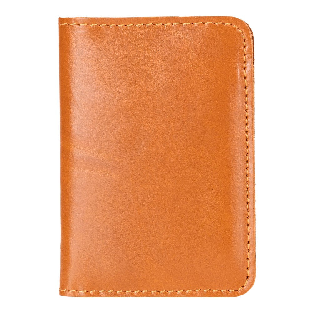 Leather Card Holder – Minimalist Slim Bifold Wallet for Men & Women (Matteo)