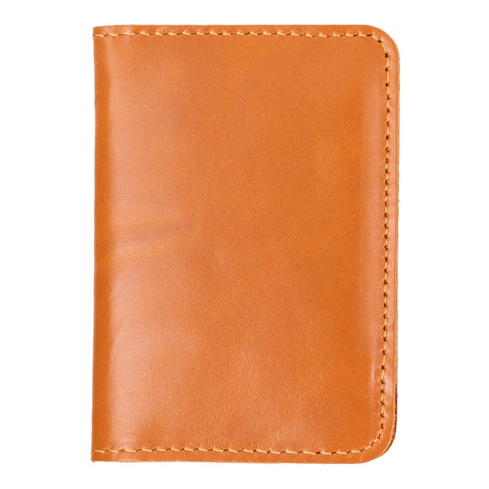 Leather Card Holder – Minimalist Slim Bifold Wallet for Men & Women (Matteo)