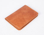 Leather Card Holder – Minimalist Slim Bifold Wallet for Men & Women (Matteo)