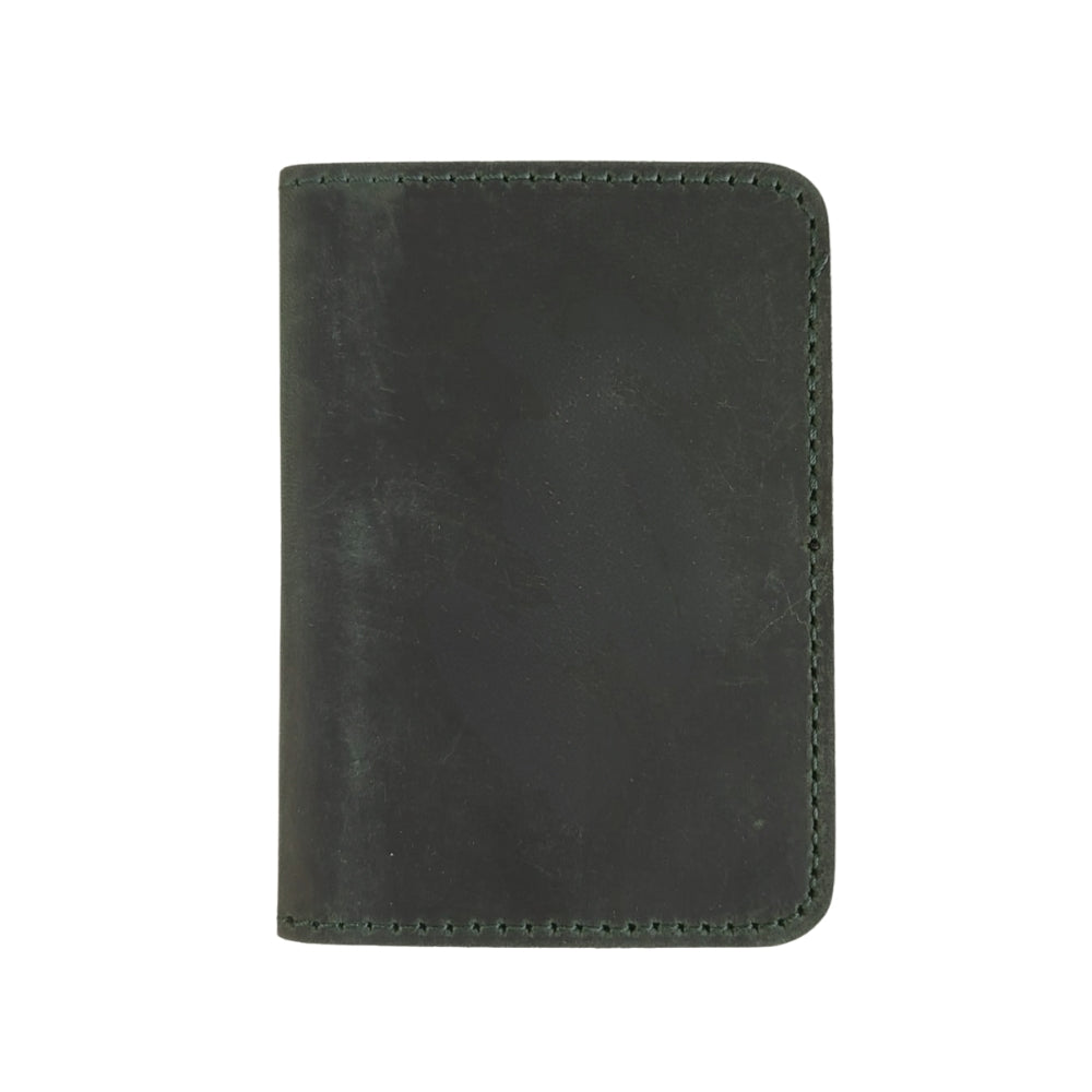 Leather Card Holder – Minimalist Slim Bifold Wallet for Men & Women (Matteo)