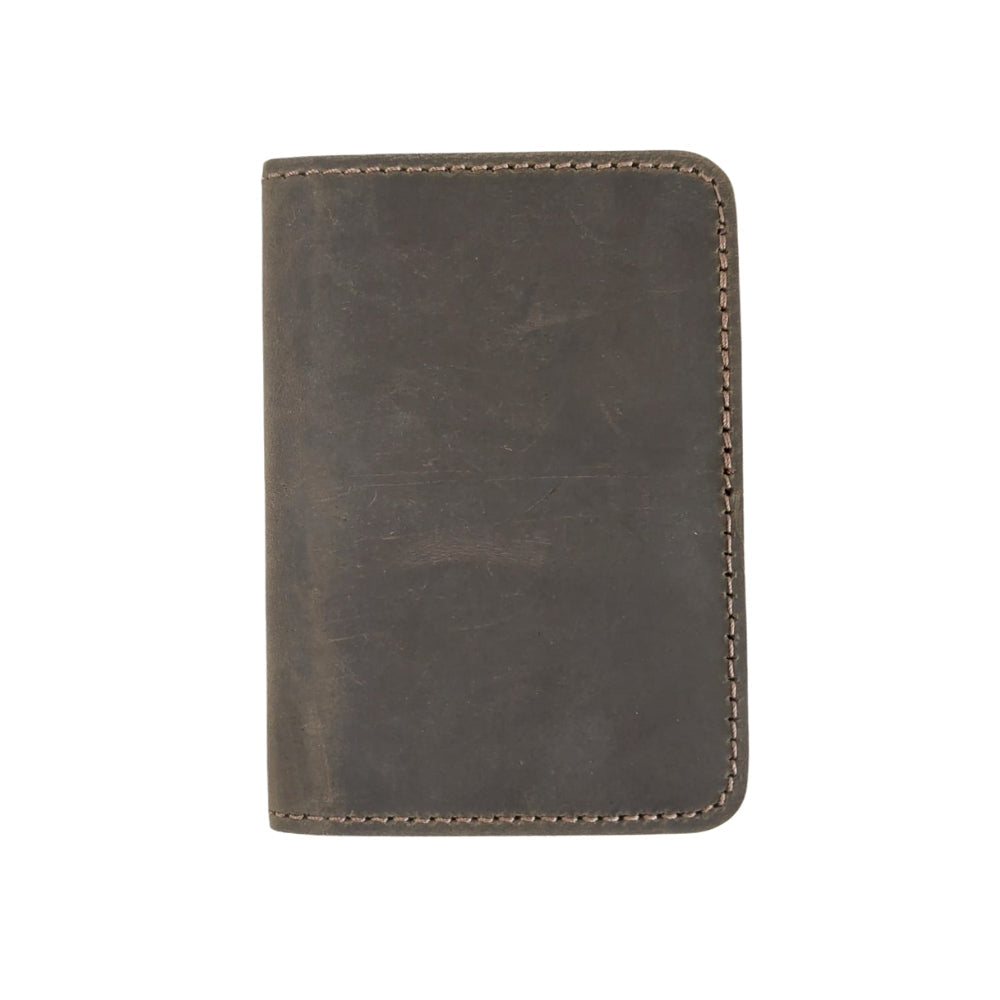 Leather Card Holder – Minimalist Slim Bifold Wallet for Men & Women (Matteo)