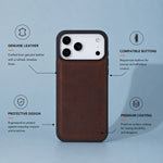 Flex Cover iPhone 17 Pro Leather Case