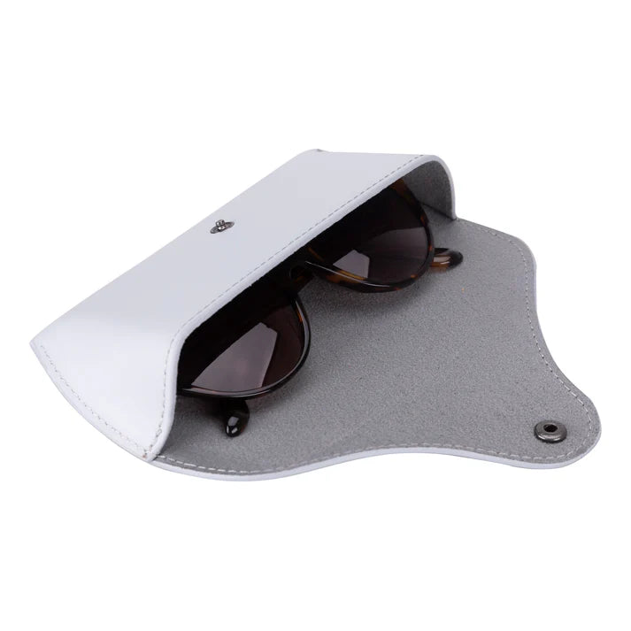 Leather Glasses Case Stylish Eyewear Protection (Optura)