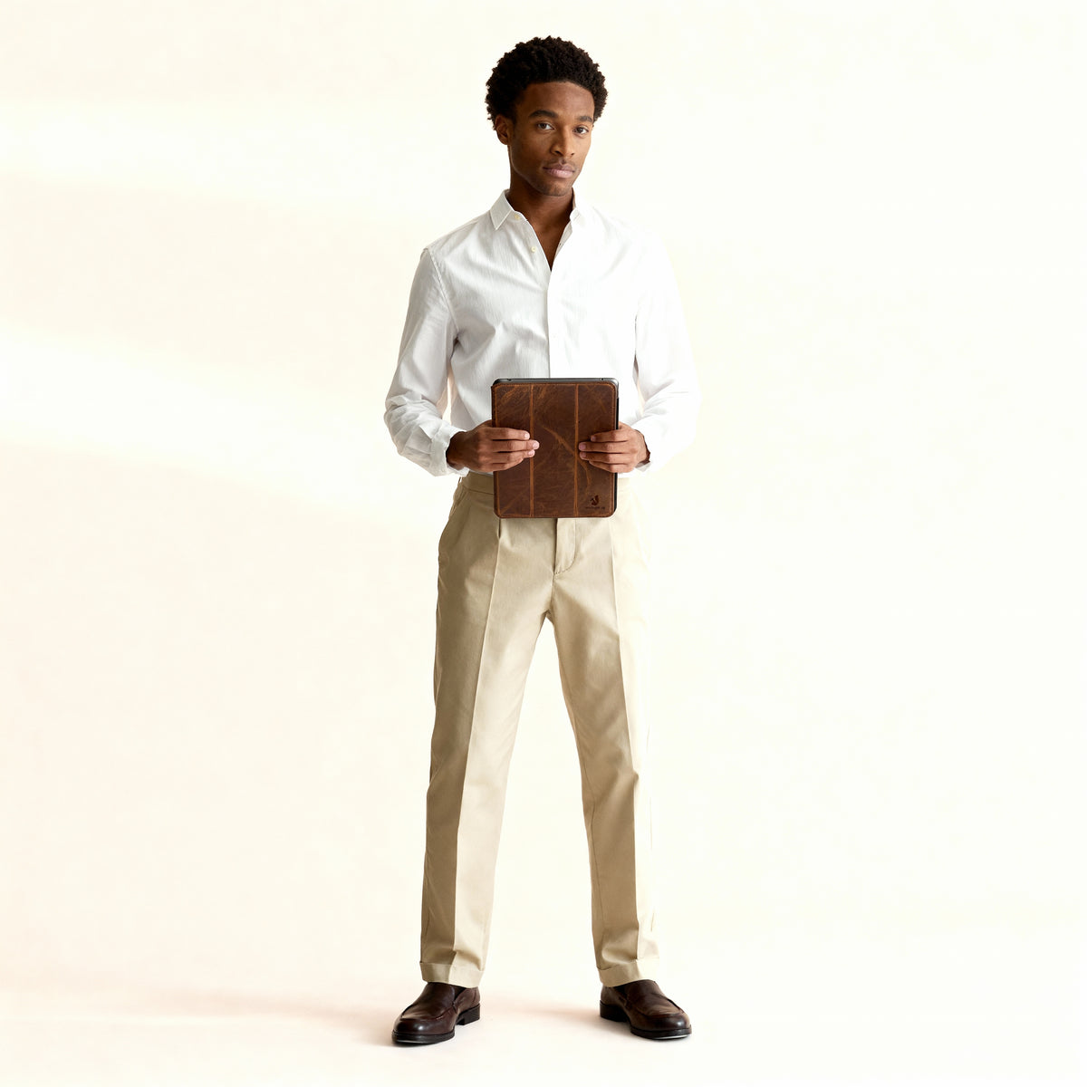 Leather iPad Pro 11" Case - Slim Folio with Pen Holder (Astar)