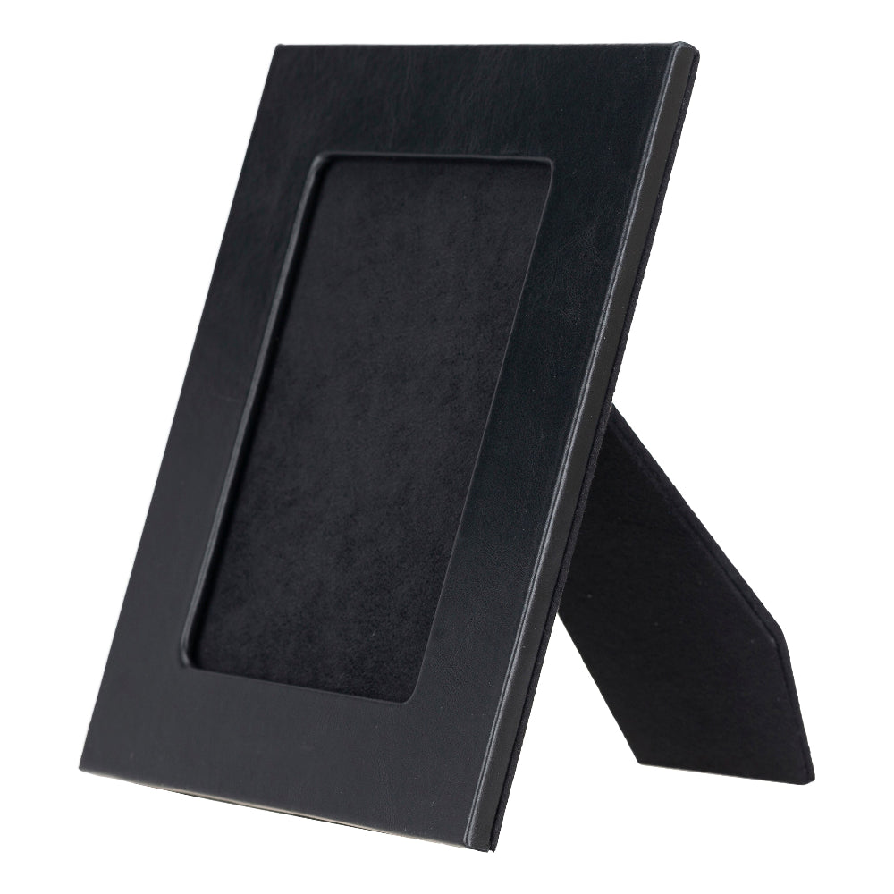 Leather Desktop Photo Frame 22x17cm frame for 15x10cm photos (8.6x6.6inch frame for 5.9x3.9inch photos)