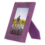 Leather Desktop Photo Frame 22x17cm frame for 15x10cm photos (8.6x6.6inch frame for 5.9x3.9inch photos)
