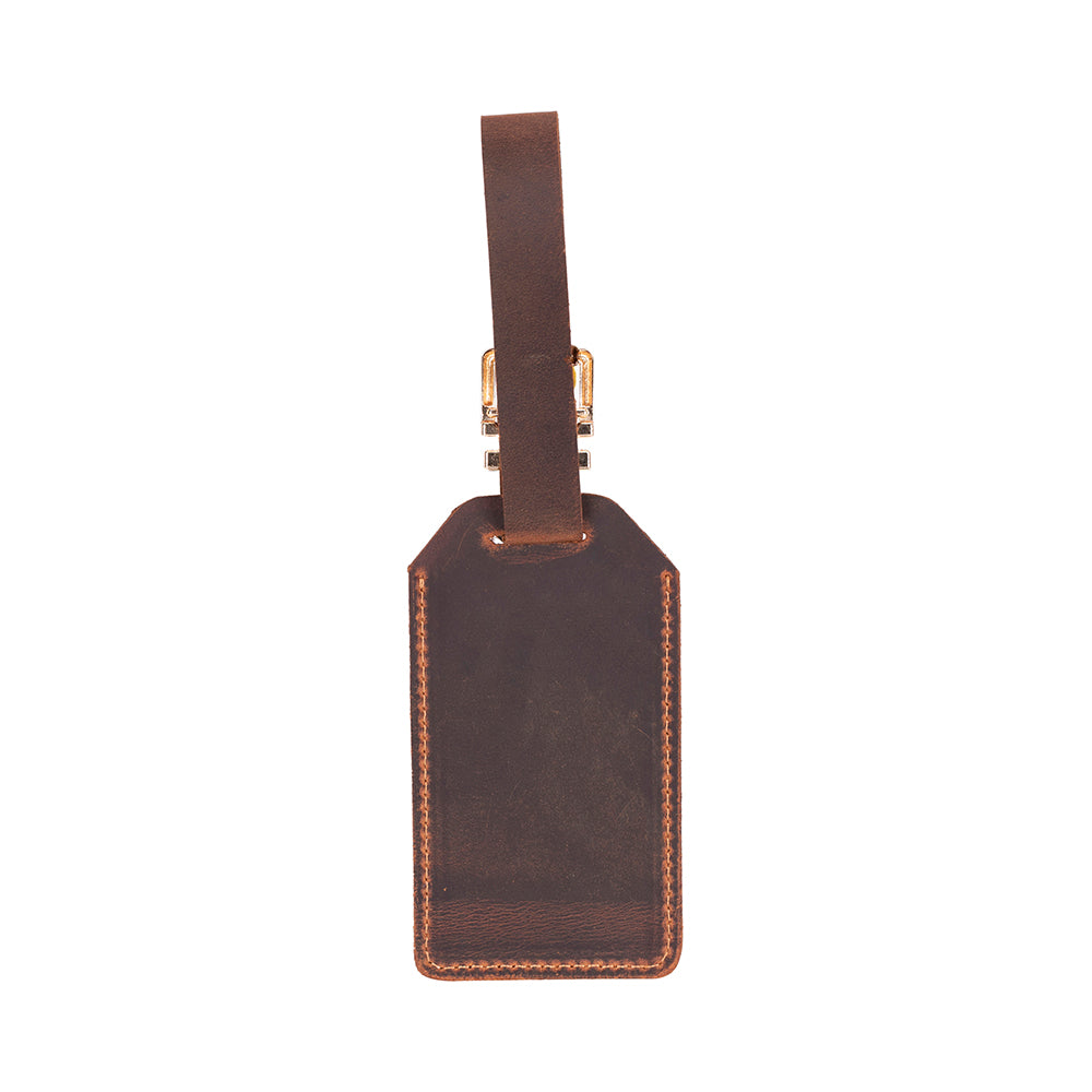 Uno Leather Luggage Tag