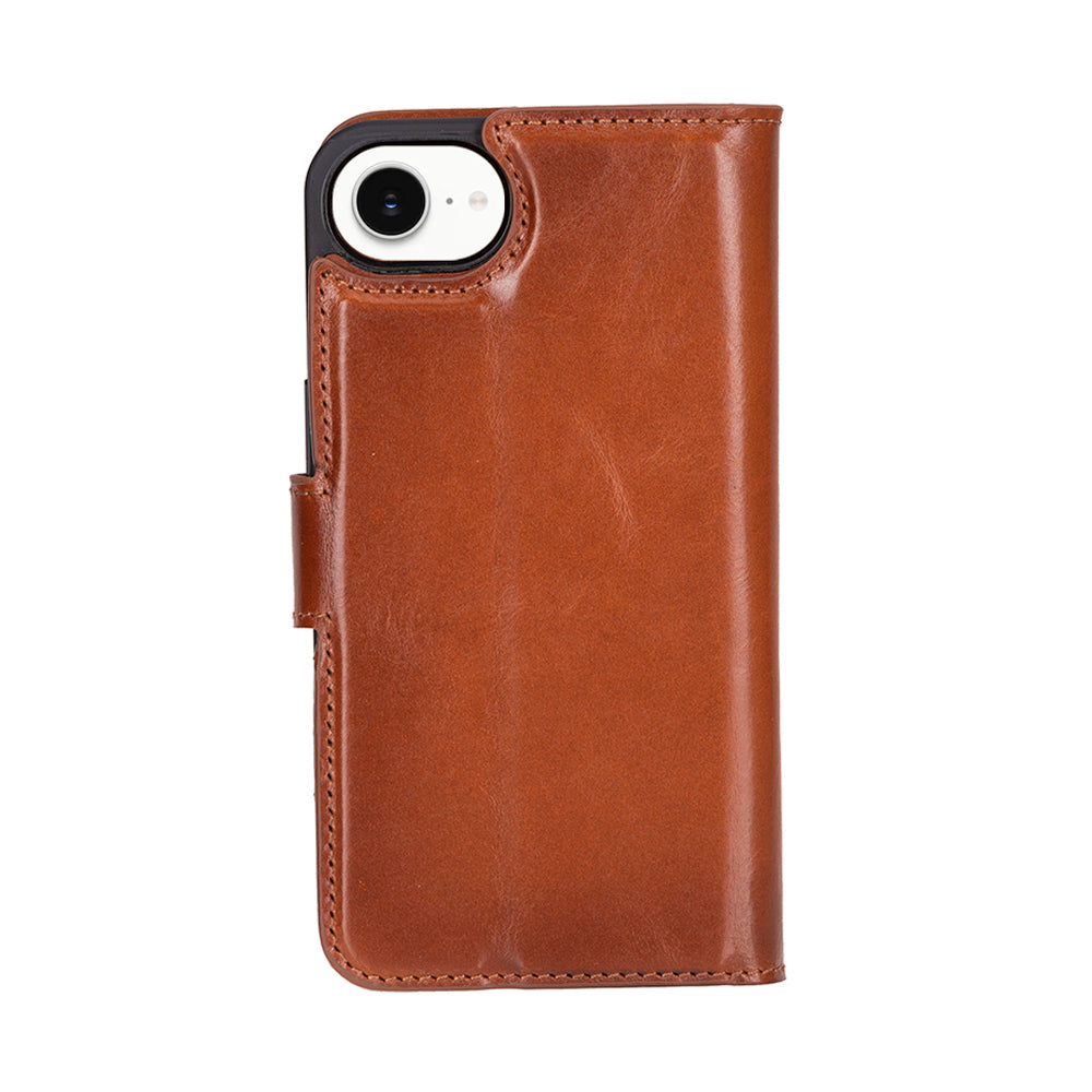Magic iPhone 17E 16E Compatible Detachable Leather Wallet Case