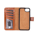 Magic iPhone 17E 16E Compatible Detachable Leather Wallet Case