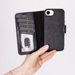 Magic iPhone 17E / 16E Leather Wallet Case Detachable