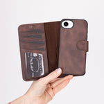 Magic iPhone 17E / 16E Leather Wallet Case Detachable