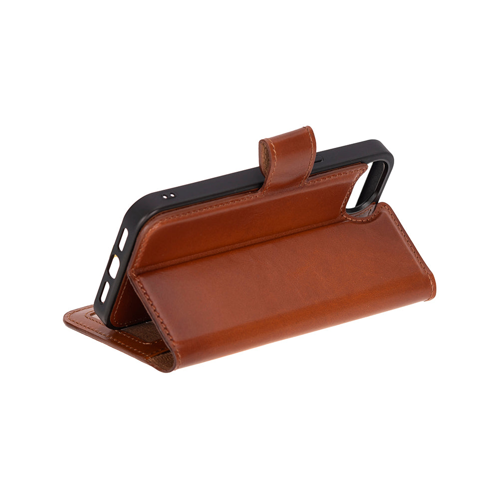 Magic iPhone 17E / 16E Leather Wallet Case Detachable