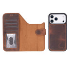 Magic iPhone 18 Pro Leather Detachable Wallet Case