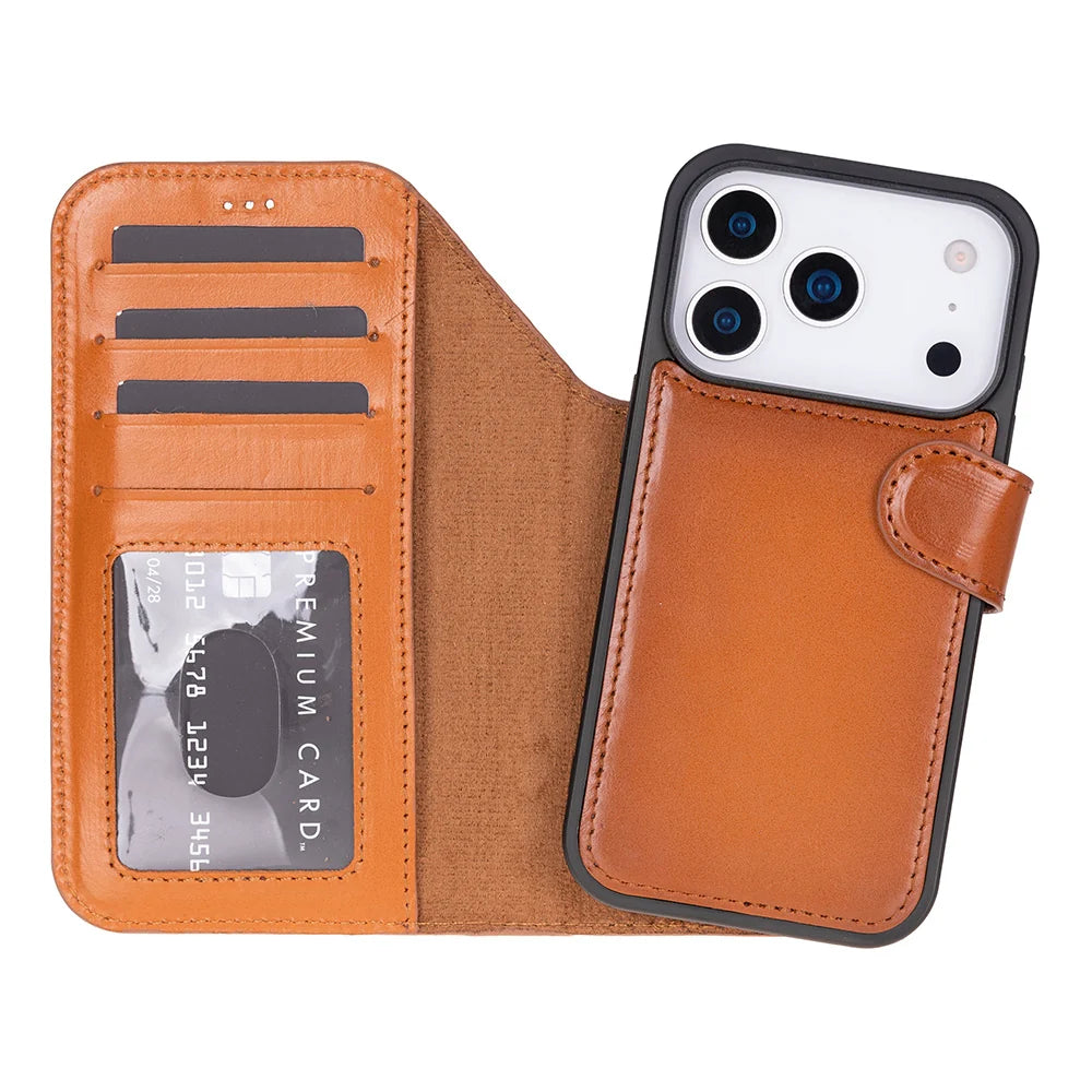 Magic iPhone 18 Pro Leather Detachable Wallet Case